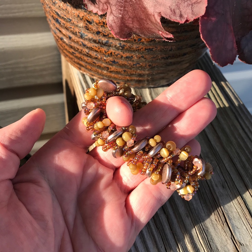Beaded Bracelet/ Hair tie